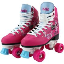 Patins Retrô 4 Rodas Tamanho 35-36 Minnie DI0013 Rosa - Bbr - BBR Toys Patins Retrô 4 Rodas Tamanho 35-36 Minnie DI0013 Rosa - Bbr - BBR Toys