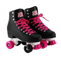 Patins Retrô Clássico 4 rodas Quad Roller 33/34 - Bbr Toys