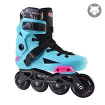 Patins revolt azul inline freestyle traxart