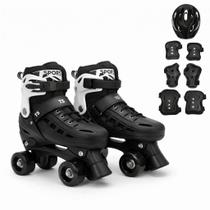 Patins Roller 4 rodas Infantil Quad Rosa Azul Tamanho Ajustável + KIT PROTEÇÃO! Patins Roller 4 rodas Infantil Quad Rosa Azul Tamanho Ajustável + KIT PROTEÇÃO!