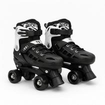 Patins Roller 4 rodas Infantil Quad Rosa Azul Tamanho Ajustável Patins Roller 4 rodas Infantil Quad Rosa Azul Tamanho Ajustável
