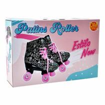 Patins Roller 4 Rodas Quad. Dm Toys Dm5860 - Tamanho 32 - Dm Brasil