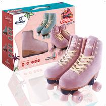 Patins Roller Ajustável 4 Rodas Camurça Califórnia 31 Ao 34 Fênix