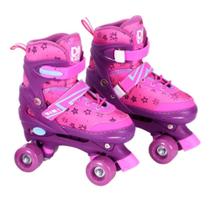 Patins Roller Ajustável com Acessório G (38-41) - DM Toys Patins Roller Ajustável com Acessório G (38-41) - DM Toys