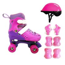 Patins Roller Ajustável Radical Cadarço 35 ao 38 DM Toys