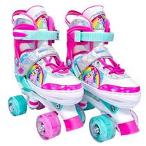Patins Roller Ajustavel Unicornio TAM G DM TOYS Patins Roller Ajustavel Unicornio TAM G DM TOYS