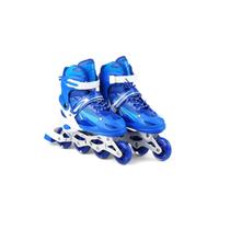 Patins roller c/ regulagem azul e branco 29-32 - ESM