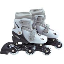 Patins Roller Cinza Tamanho P 31 34 Mor