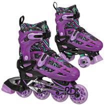 Patins Roller Derby Falcon 2 em 1 Combo Quad e Inline para Crianças, Tamanho Ajustável Patins Roller Derby Falcon 2 em 1 Combo Quad e Inline para Crianças, Tamanho Ajustável