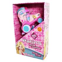 Patins Roller Infantil Ajustável Belinda 27-30 - Dm Toys 5874
