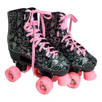 Patins Roller Infantil Estampado New Pink Desenho Dmr5860 - Dm Radical