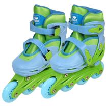 Patins Roller Infantil Inline Triline Quadriline Dino P Tamanho 29 ao 32 BELFIX Ajustavel Patins Roller Infantil Inline Triline Quadriline Dino P Tamanho 29 ao 32 BELFIX Ajustavel