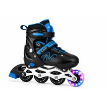Patins Roller inLine Varias Cores Tamanho Ajustável 28 - 32 / 33-36 / 37-40 + Led Patins Roller inLine Varias Cores Tamanho Ajustável 28 - 32 / 33-36 / 37-40 + Led