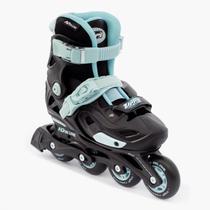 Patins Roller Profissional Infantil Zippy Ajustável COR:BLACK-ICETAMANHO:34/38