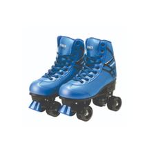 Patins Roller Skate Azul Ajustável 39 Ao 42 - Fenix - Fenix Brinquedos