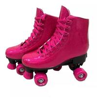 Patins Roller Skate Com Glitter Ajustável 31-34 Pb-01R Fênix - Fenix