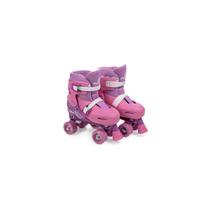 Patins roller skate roxo ajustável tamanho 30 a 33 fenix Patins roller skate roxo ajustável tamanho 30 a 33 fenix
