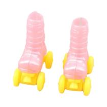 Patins Rosa Sapatos De Boneca Moda Botas Curtas Esportes Brinquedo Acessórios De Jogo Para Bonecas