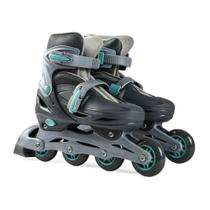 Patins Storm Tamanho 36 a 39 Play & Fun Cinza CV255280