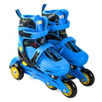 Patins Super Game Tamanho 32 a 35 Play & Fun Azul CV255279