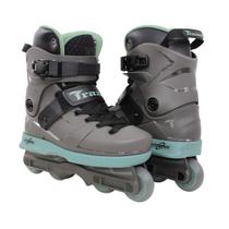 Patins Traxart Atomix Cinza Escuro - 59mm ABEC-9 Cromo