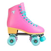 Patins Traxart Foxxy Rosa E Azul - 58mm X 32mm Abec-5 Patins Traxart Foxxy Rosa E Azul - 58mm X 32mm Abec-5