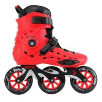Patins Traxart HYPE VERMELHO - 110mm ABEC9 cromo (hibrida)