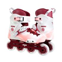 Patins Traxart Mesh Branco/Pink - 80mm ABEC-9 Cromo