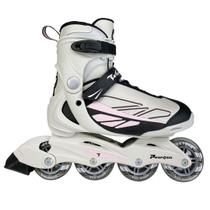 Patins Traxart Perform Rose Inline Recreação - 80mm ABEC-5 Patins Traxart Perform Rose Inline Recreação - 80mm ABEC-5