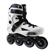 Patins Traxart Revolt Branco Inline Freestyle - 80mm ABEC-9