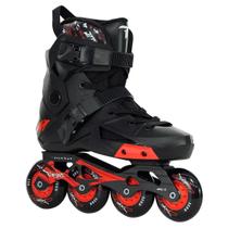 Patins traxart revolt preto freestye com rodas pretas abec 9 Patins traxart revolt preto freestye com rodas pretas abec 9