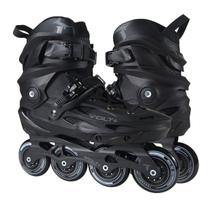 Patins Traxart Volt + 2.0 Preto Inline Freestyle - 80mm ABEC-9