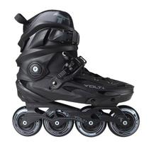 Patins Volt + 2.0 Preto Inline Freestyle Traxart 80mm Abec-9