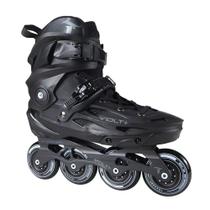 Patins volt+ preto 2.0 inline freestyle/urban traxart preto abec 9
