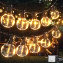 Pátio impermeável String Lights FIBRAVE 12m LED G40