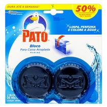 Pato Bloco Sanitário Caixa Acoplada Marine Com 2 Blocos 40 g cada Pato Bloco Sanitário Caixa Acoplada Marine Com 2 Blocos 40 g cada