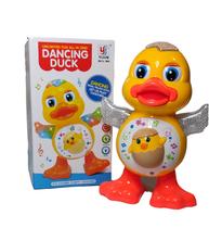 Pato Dançante Brinquedo Musical Dança Anda Mexe Luz E Som - Fungame