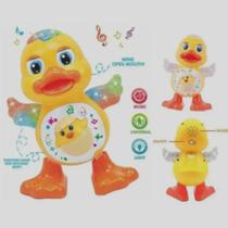 Pato Dançante Brinquedo Musical Dança Anda Mexe Luz E Som