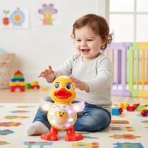 Pato Dançarino Brinquedo Musical Infantil Interativo Brinquedo Infantil Com Luz e Som