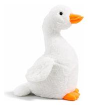 Pato De Pelúcia Branco Macio Antialérgico 28cm Infantil Pato Pato De Pelúcia Branco Macio Antialérgico 28cm Infantil Pato