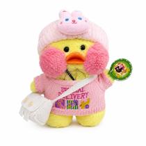 Pato De Pelúcia Com Roupinha Lalafanfan 26cm - Amarelo Pato De Pelúcia Com Roupinha Lalafanfan 26cm - Amarelo