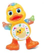 Pato Patinho Dançarino Musical Infantil Com Som E Luz Duck