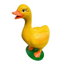 Pato Patinho em Resina Decoração de Jardim escultura 14,5 cm