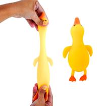 Pato Patinho Flofy Feliz Estica Puxa Fidget Anti Stress