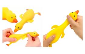 Pato Patinho Indestrutivel Puxa Anti Stress Macio Ansiedade
