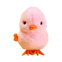 Pato Pequeno De Pelúcia Amarelo, Brinquedo De Corda, Pintinho Saltador Fofo, Frango Educacional Para