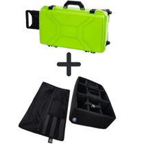 Patola MP055 Verde Fluorescente +Kit Divisórias e Estojo ATM Patola MP055 Verde Fluorescente +Kit Divisórias e Estojo ATM