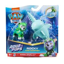 Patrulha Canina Aqua Pups Rocky e Peixe Serra 3475