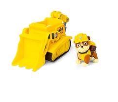 Patrulha Canina Boneco Brinquedo Veiculo Solido Rubble