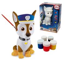 Patrulha Canina Boneco Chase Com Kit de Pintura Educativo e Diversão Garantida